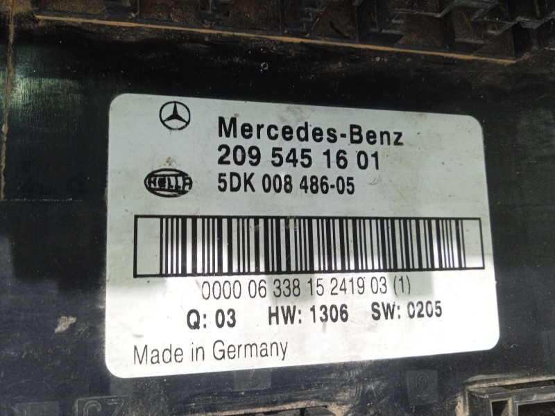 Recambio de caja reles / fusibles para mercedes-benz clase c (w203) berlina 200 cdi sport edition (la) (203.007) referencia OEM 