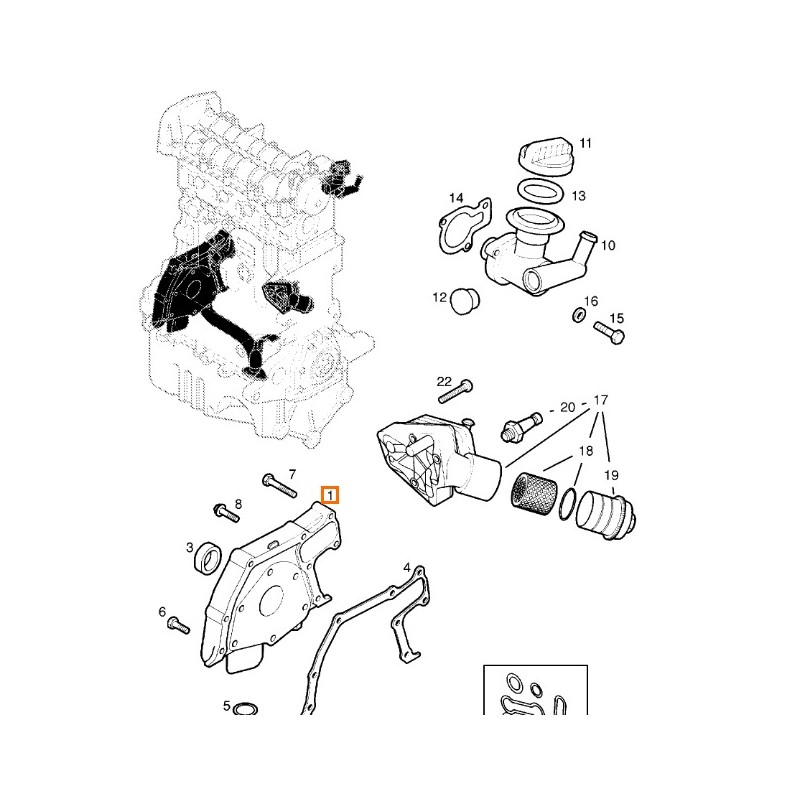 Recambio de bomba aceite para opel vectra c (z02) 1.9 cdti (f69) referencia OEM IAM 646247  