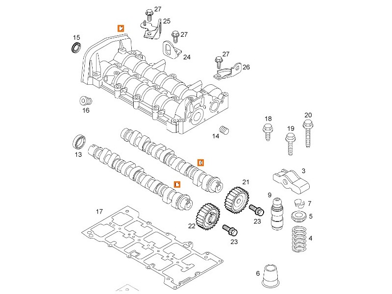 Recambio de culatin para opel vectra c (z02) 1.9 cdti (f69) referencia OEM IAM 5607154 5607162 