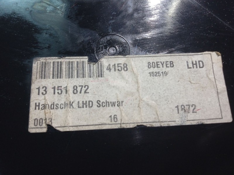 Recambio de guantera para opel vectra c (z02) 1.9 cdti (f69) referencia OEM IAM 13151852 13151872 