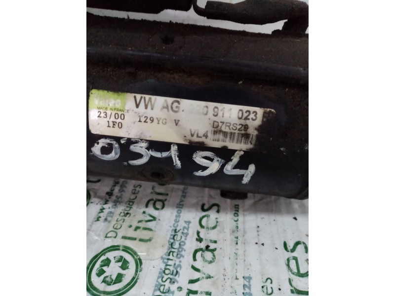 Recambio de motor arranque para  referencia OEM IAM 020911023  