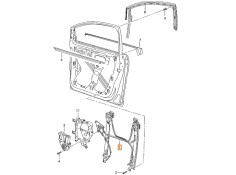 Recambio de elevalunas delantero derecho para seat toledo iii (5p2) 1.9 tdi referencia OEM IAM 5P0837462   2