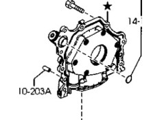 Recambio de bomba aceite para mazda 3 sedán (bk) 1.6 di turbo (bk12y) referencia OEM IAM Y60114100C  