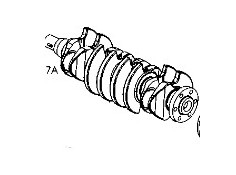 Recambio de cigueñal para mazda 3 sedán (bk) 1.6 di turbo (bk12y) referencia OEM IAM Y60311301  