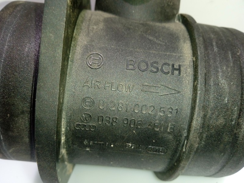 Recambio de caudalimetro para seat toledo iii (5p2) 1.9 tdi referencia OEM IAM 038906461B 0281002531 