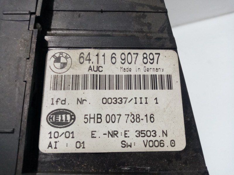 Recambio de mando climatizador para bmw 3 (e46) 320 d referencia OEM IAM 64116931839  