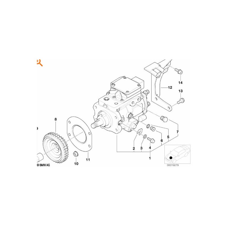 Recambio de bomba inyeccion para bmw 3 (e46) 320 d referencia OEM IAM 13517787562  