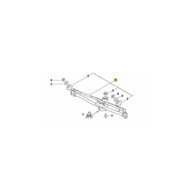 Recambio de motor limpia delantero para bmw 3 (e46) 320 d referencia OEM IAM 61617071693  