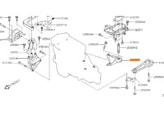 Recambio de soporte motor para nissan micra iii (k12) 1.4 16v referencia OEM IAM 11253AX600  