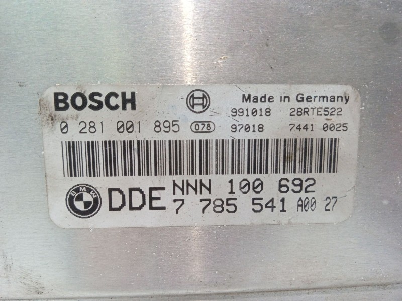 Recambio de centralita motor uce para rover serie 75 (rj) referencia OEM IAM NNN100692 DDE7785541 0281001895