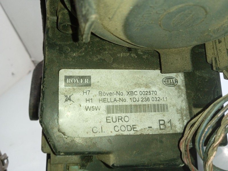 Recambio de faro izquierdo para rover serie 75 (rj) referencia OEM IAM XBC002570  