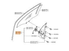 Recambio de elevalunas delantero derecho para nissan micra iii (k12) 1.4 16v referencia OEM IAM 80700BC40B  