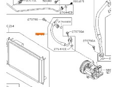 Recambio de tubos aire acondicionado para nissan micra iii (k12) 1.4 16v referencia OEM IAM 92490AX601  