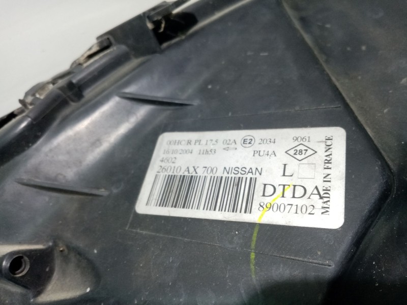 Recambio de faro derecho para nissan micra iii (k12) 1.4 16v referencia OEM IAM 26010AX700  