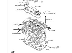 Recambio de culata para mazda 3 sedán (bk) 1.6 di turbo (bk12y) referencia OEM IAM Y60110090  