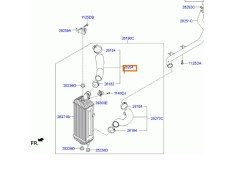 Recambio de tubo para hyundai i20 i (pb, pbt) 1.1 crdi referencia OEM IAM 282742A090  