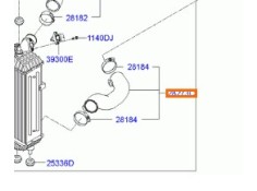 Recambio de tubo para hyundai i20 i (pb, pbt) 1.1 crdi referencia OEM IAM 282732A090  