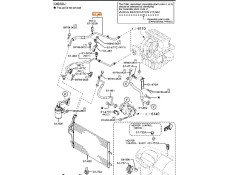 Recambio de tubos aire acondicionado para mazda 3 sedán (bk) 1.6 di turbo (bk12y) referencia OEM IAM BP8F614T0B  