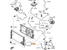 Recambio de radiador agua para mazda 3 sedán (bk) 1.6 di turbo (bk12y) referencia OEM IAM Y60115200E  