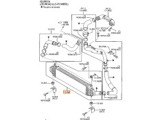 Recambio de intercooler para mazda 3 sedán (bk) 1.6 di turbo (bk12y) referencia OEM IAM Y60113550B  