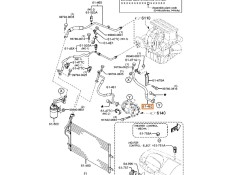 Recambio de tubos aire acondicionado para mazda 3 sedán (bk) 1.6 di turbo (bk12y) referencia OEM IAM BP8F61462B  