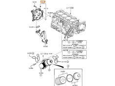 Recambio de bomba aceite para mazda 3 sedán (bk) 1.6 di turbo (bk12y) referencia OEM IAM Y60114100C  