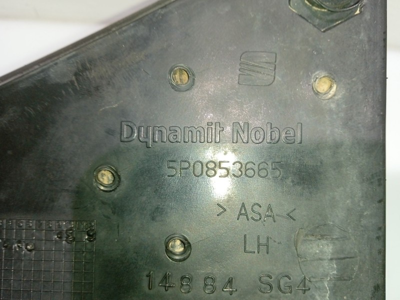 Recambio de rejilla paragolpes izquierda para seat toledo iii (5p2) 1.9 tdi referencia OEM IAM 5P0853665  