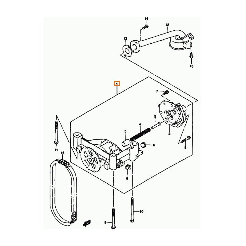 Recambio de bomba aceite para suzuki vitara (et) hdi (se 420hdi) referencia OEM IAM 1610086CT3 1610078E12000 