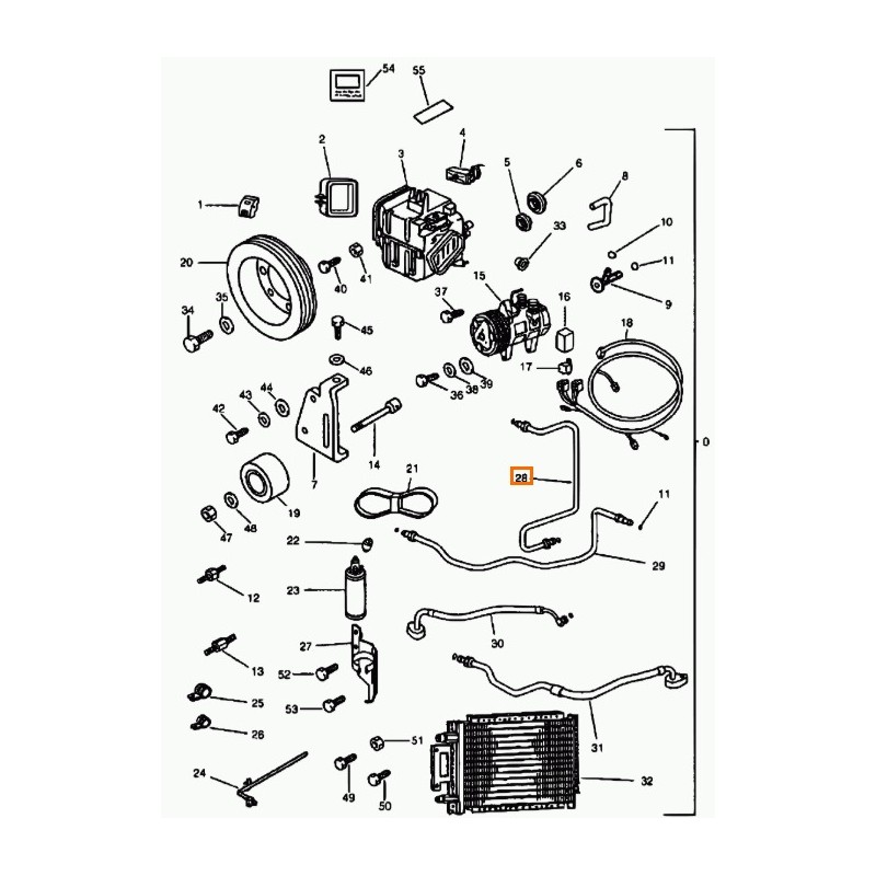 Recambio de tubos aire acondicionado para suzuki vitara (et) hdi (se 420hdi) referencia OEM IAM 9573386CG0  