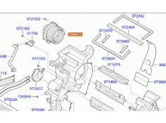 Recambio de motor calefaccion para hyundai i20 i (pb, pbt) 1.1 crdi referencia OEM IAM 971134P000  