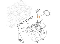 Recambio de colector admision para opel astra g coupé 2.2 16v edition referencia OEM IAM 5850086 850168 850027 2