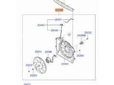 Recambio de electroventilador para hyundai i20 i (pb, pbt) 1.1 crdi referencia OEM IAM 253804P750  