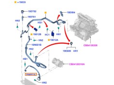 Recambio de tubos aire acondicionado para ford focus iii 1.6 ti referencia OEM IAM 1702751  