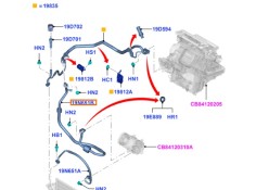 Recambio de tubos aire acondicionado para ford focus iii 1.6 ti referencia OEM IAM 1837591  