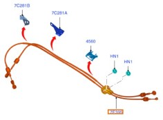 Recambio de varillaje cambio para ford focus iii 1.6 ti referencia OEM IAM 1833034 2140734 