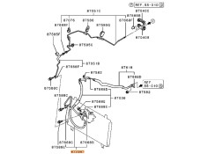 Recambio de tubos aire acondicionado para mitsubishi grandis (na_w) 2.0 di-d (na8w) referencia OEM IAM 7815A002  