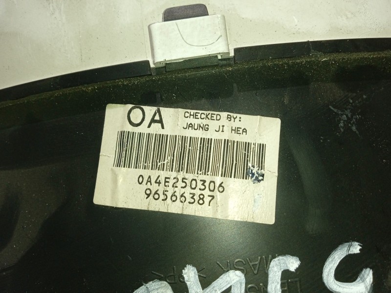 Recambio de cuadro instrumentos para daewoo matiz (m100, m150) 0.8 referencia OEM IAM 96285582  