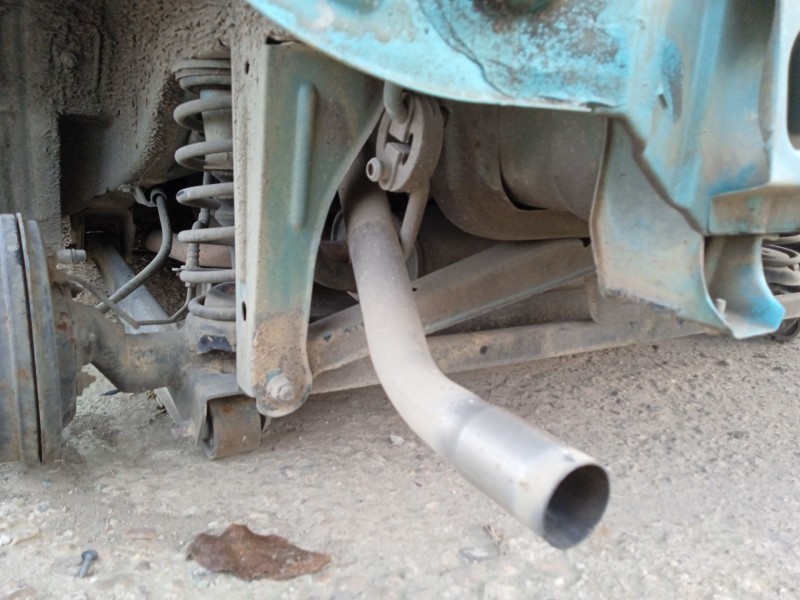 Recambio de tubo escape trasero para daewoo matiz (m100, m150) 0.8 referencia OEM IAM 96323076  