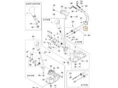 Recambio de varillaje cambio para daewoo matiz (m100, m150) 0.8 referencia OEM IAM 96568385  