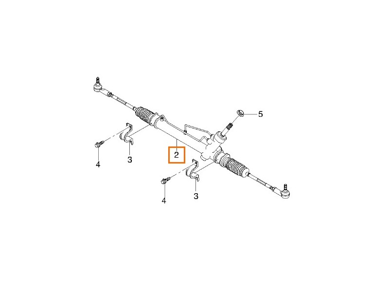 Recambio de cremallera direccion para daewoo matiz (m100, m150) 0.8 referencia OEM IAM 93741071  