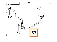 Recambio de tubo para daewoo kalos (klas) 1.2 referencia OEM IAM 96535360  