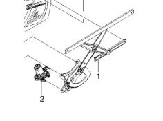 Recambio de elevalunas delantero izquierdo para daewoo kalos (klas) 1.2 referencia OEM IAM 96541653  