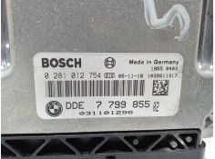 Recambio de centralita motor uce para bmw 3 (e90) 320 d referencia OEM IAM DDE7799855 0281012754 031101296 2