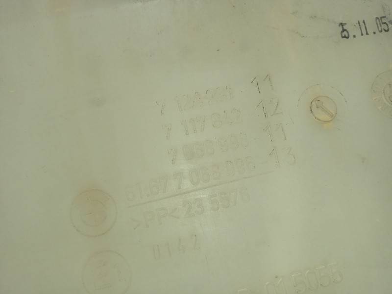 Recambio de deposito limpia para bmw 3 (e90) 320 d referencia OEM IAM 61667068996 6166706899603 712423111