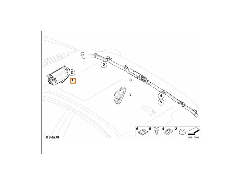 Recambio de airbag delantero derecho para bmw 3 (e90) 320 d referencia OEM IAM 72129138247  