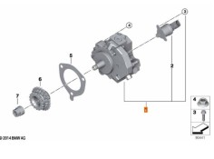 Recambio de bomba inyeccion para bmw 3 (e90) 320 d referencia OEM IAM 13518511824  