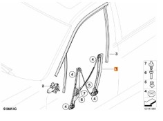 Recambio de elevalunas delantero derecho para bmw 3 (e90) 320 d referencia OEM IAM 51337140588   2