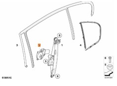 Recambio de motor elevalunas trasero derecho para bmw 3 (e90) 320 d referencia OEM IAM 67626927026 71001603  2