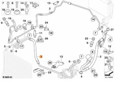 Recambio de tubos aire acondicionado para bmw 3 (e90) 320 d referencia OEM IAM 64536928597  
