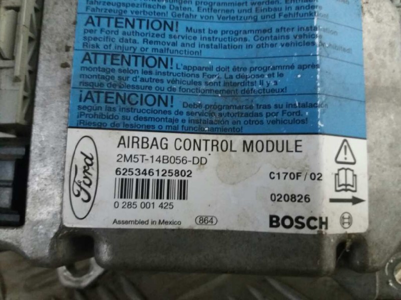 Recambio de centralita airbag para ford focus berlina (cak) ambiente   |   08.98 - 12.04 | 1998 - 2004 | 101 cv / 74 kw referenc Recambio de centralita airbag para ford focus berlina (cak) ambiente   |   08.98 - 12.04 | 1998 - 2004 | 101 cv / 74 kw referenc